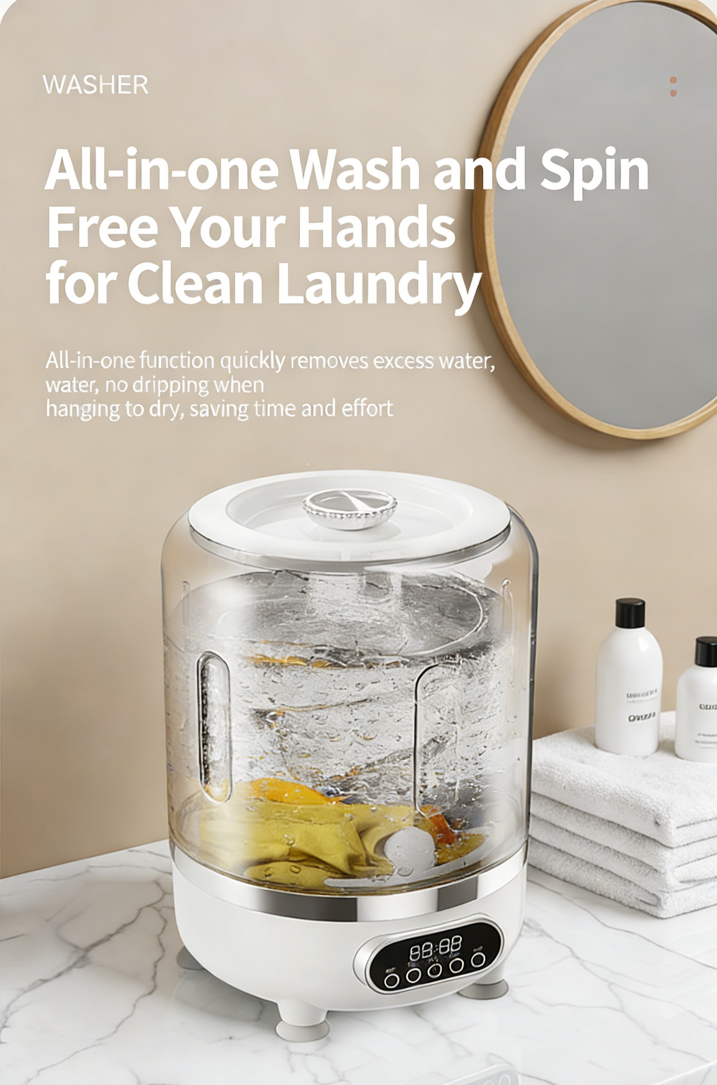 Mini Portable Washing Machine