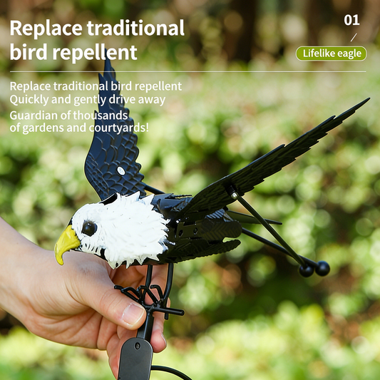 **Eagle Bird Repeller Simulated Iron Weather Vane**