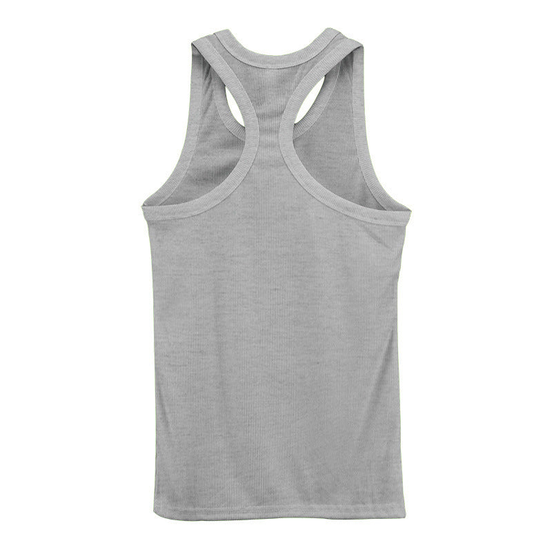 # Men's Ribbed Quick-Dry Sports Tank Top