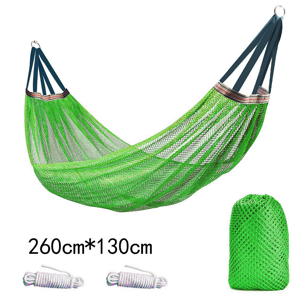 # Outdoor Ice Silk Mesh Anti-Tipping Hammock