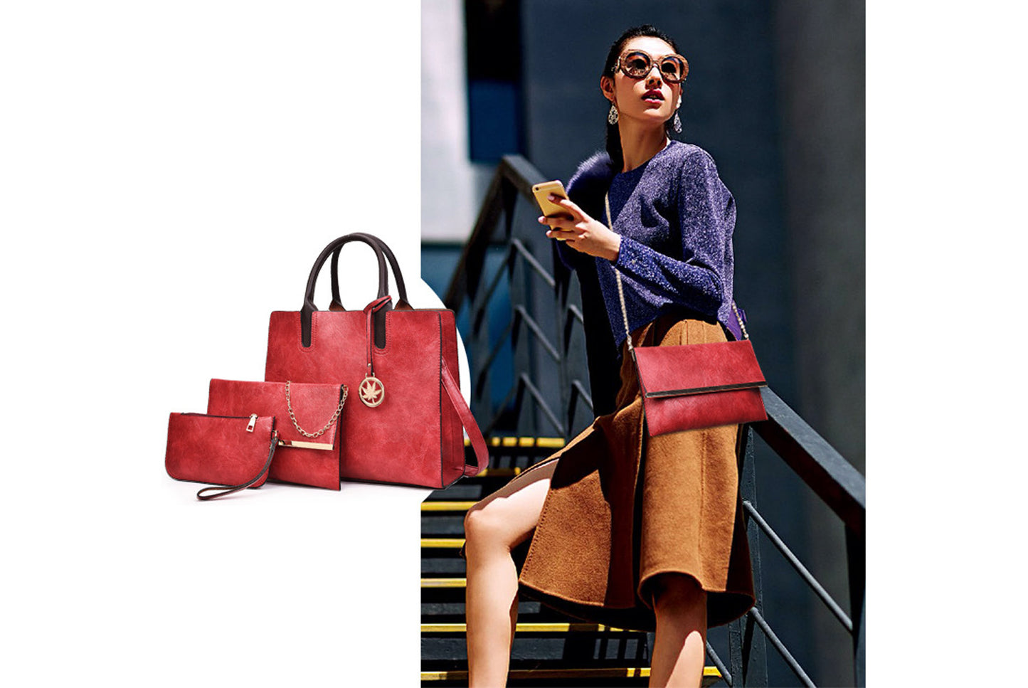 Women's Multi-Piece Mother-Daughter Bag Set