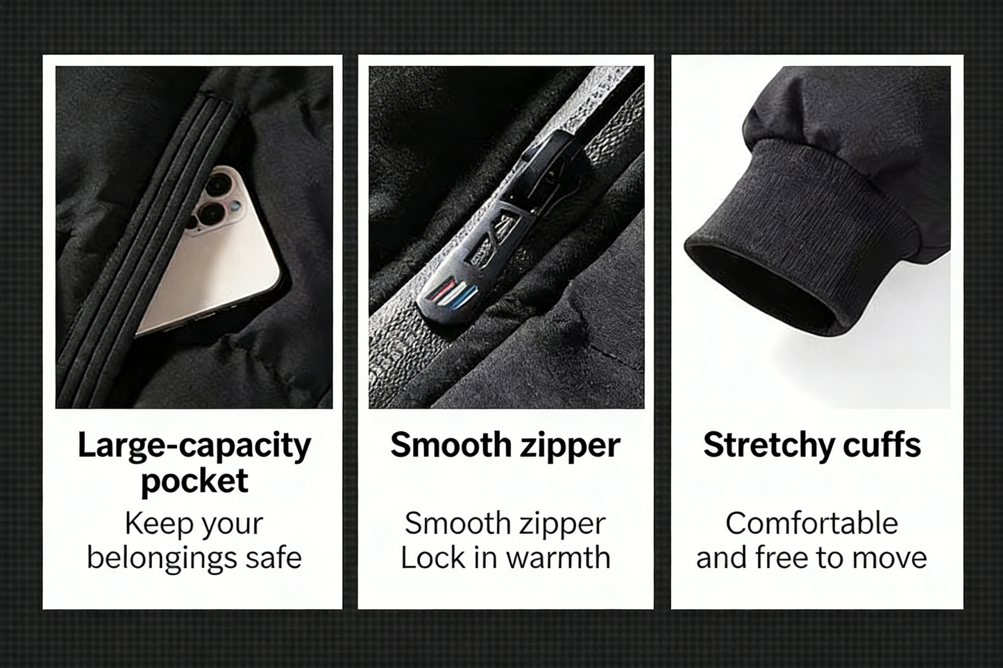 Men's Winter Cotton-padded Jacket