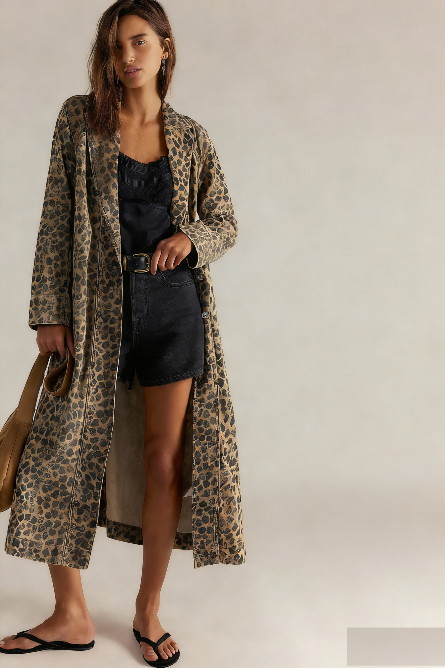 Women's Fashionable Printed Long Shirt Dress