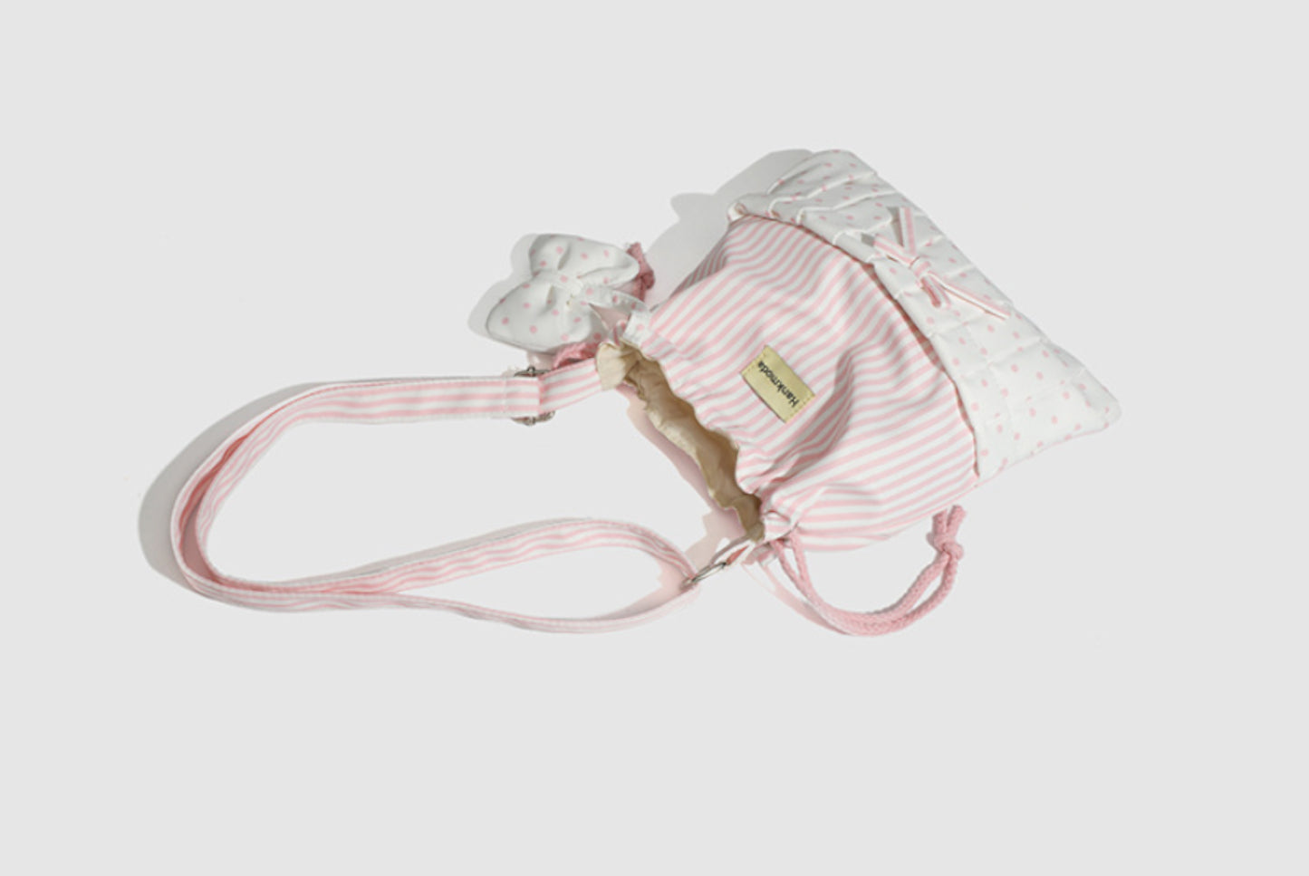 Bow Stripe Shoulder/Crossbody Bag**