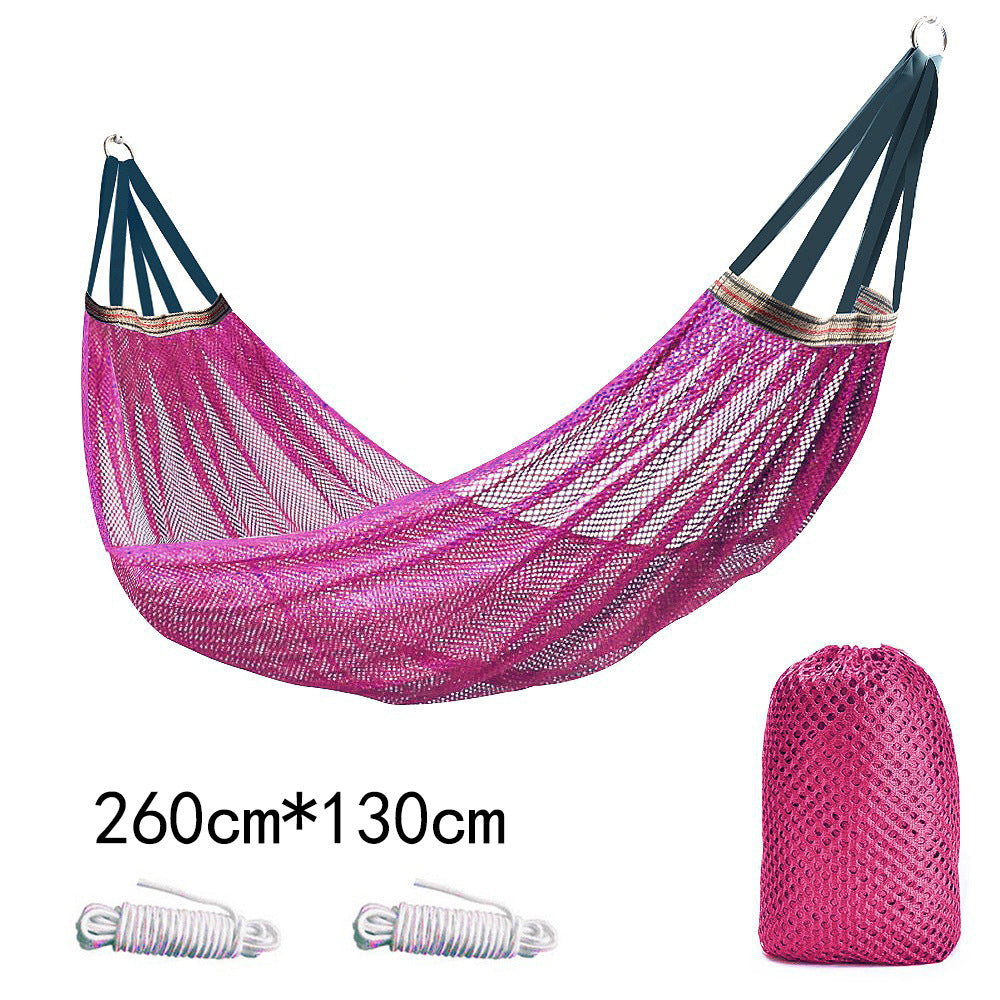 # Outdoor Ice Silk Mesh Anti-Tipping Hammock