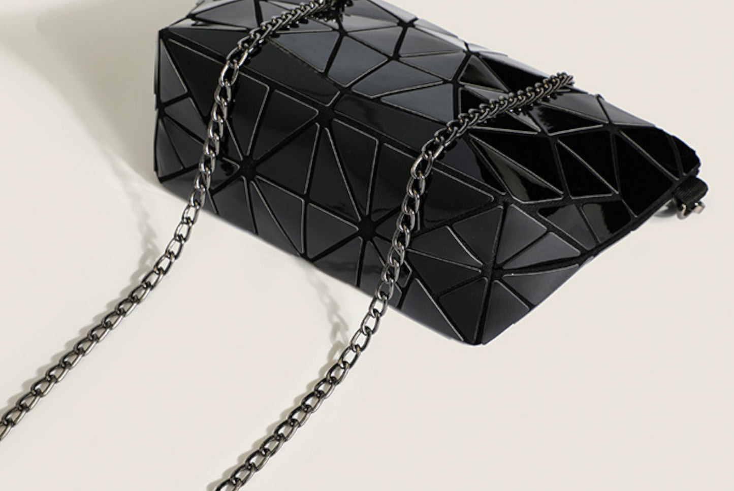 Geometric Diamond Checkered Versatile Shoulder Bag