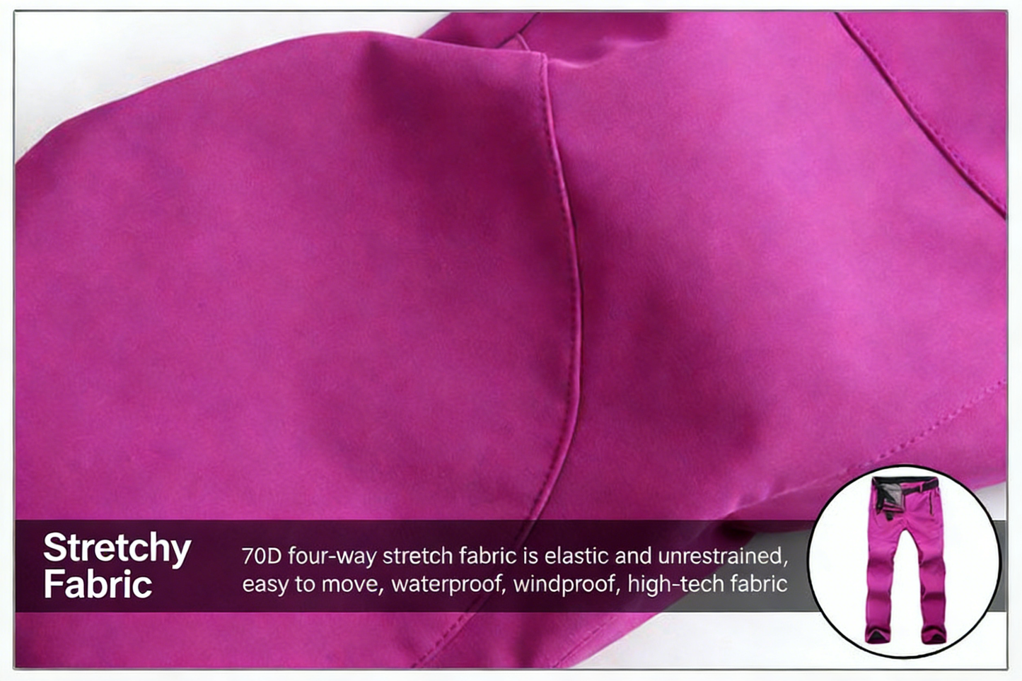 Men's and Women's Autumn/Winter Softshell Pants