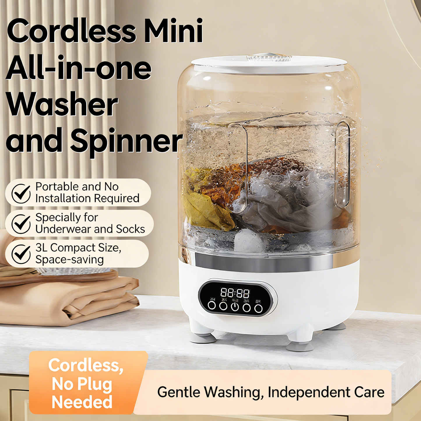 Mini Portable Washing Machine