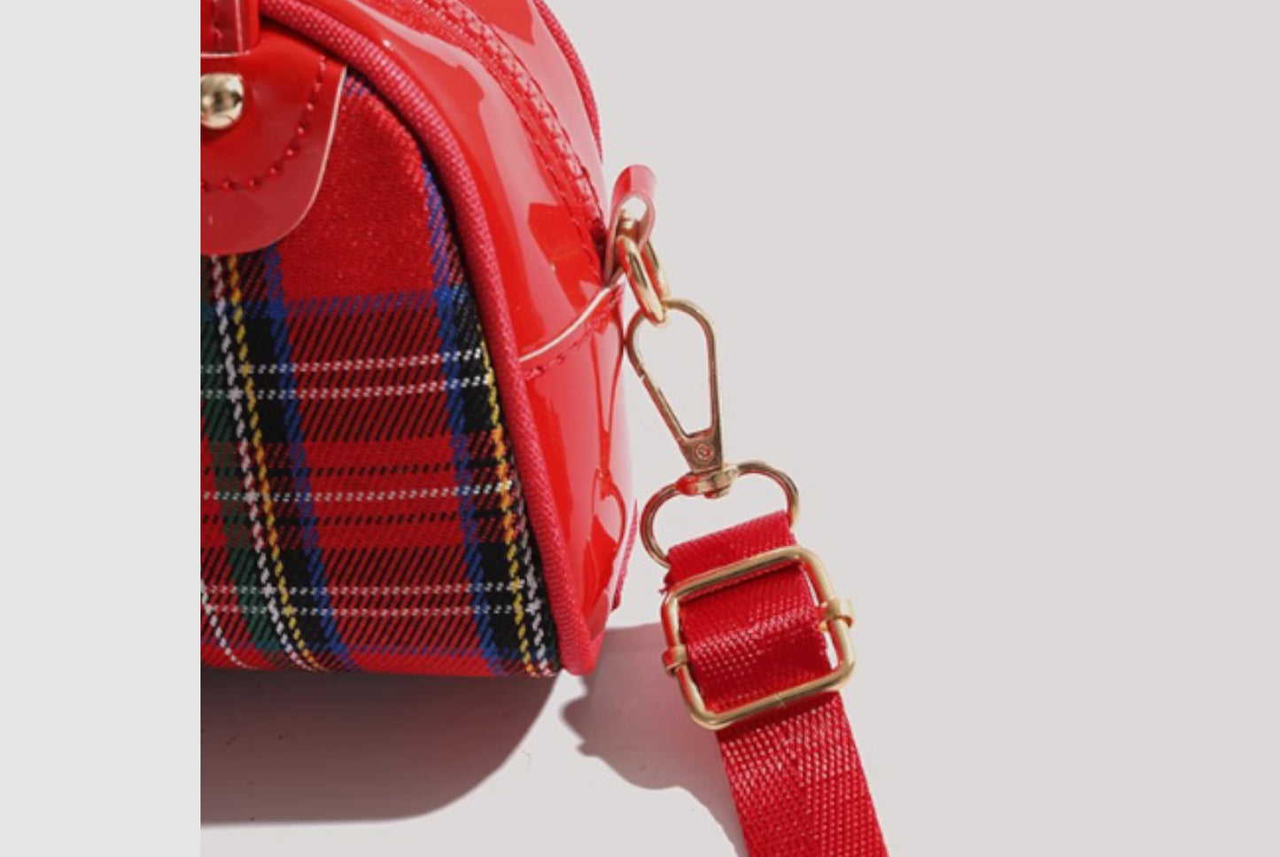 **Hello Kitty KT Plaid Shoulder Bag