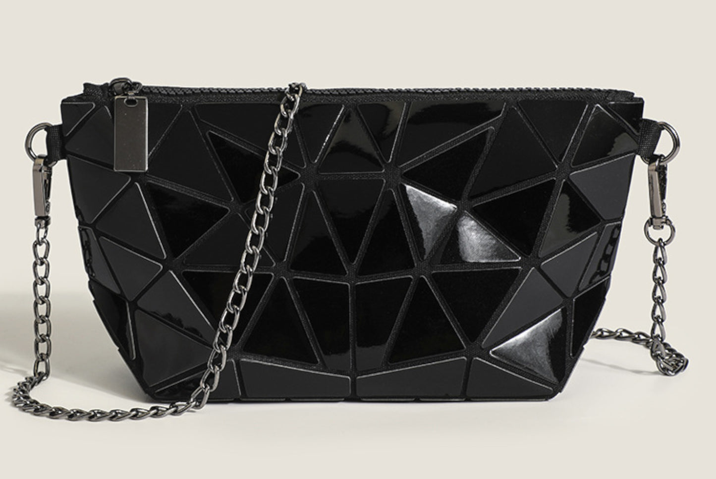 Geometric Diamond Checkered Versatile Shoulder Bag