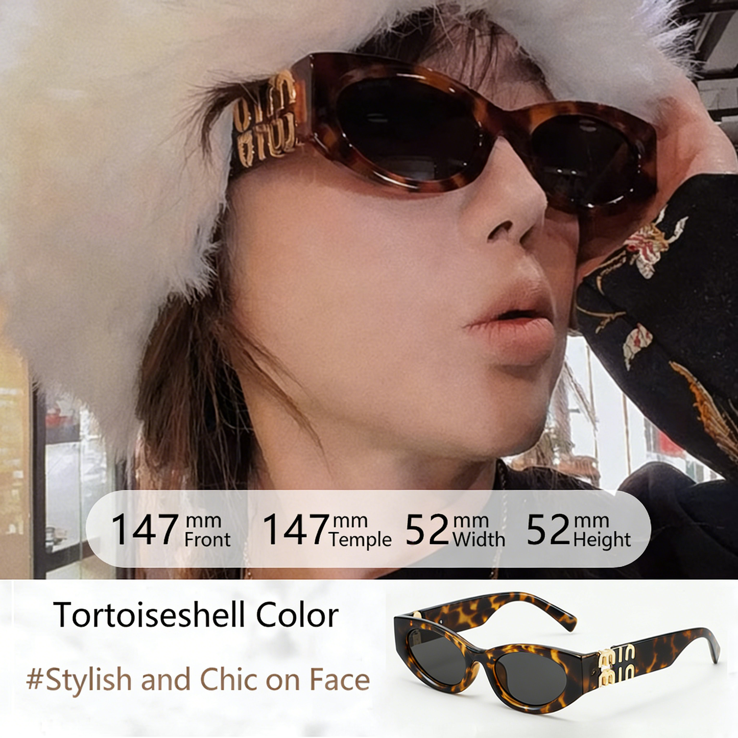 Retro Cat-Eye Women's UV Protection Sunglasses