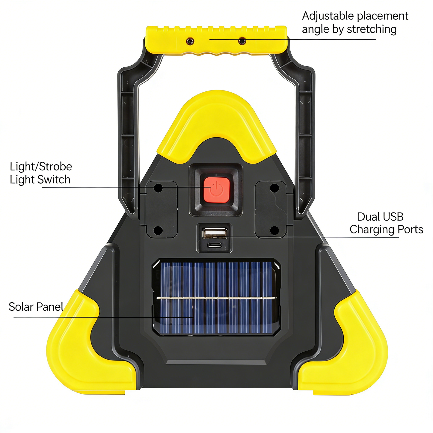 **Car LED Lighting Tripod Warning Sign**