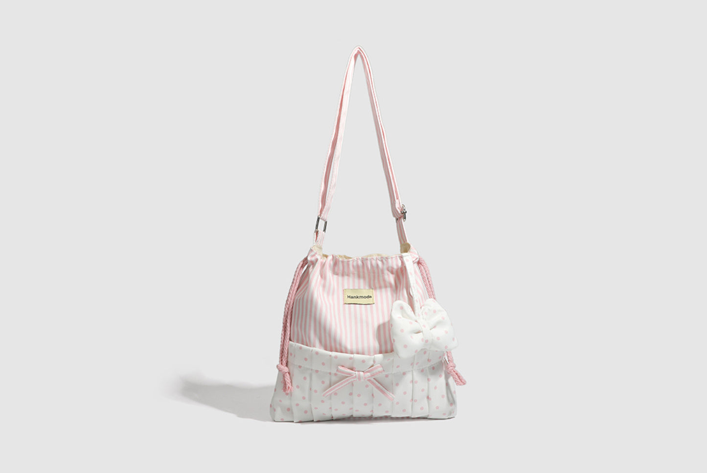 Bow Stripe Shoulder/Crossbody Bag**