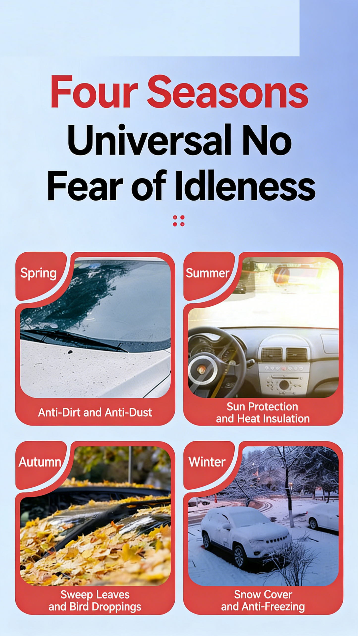 **Winter Car Cover (Thickened Anti-freeze and Snowproof Car Cover)**