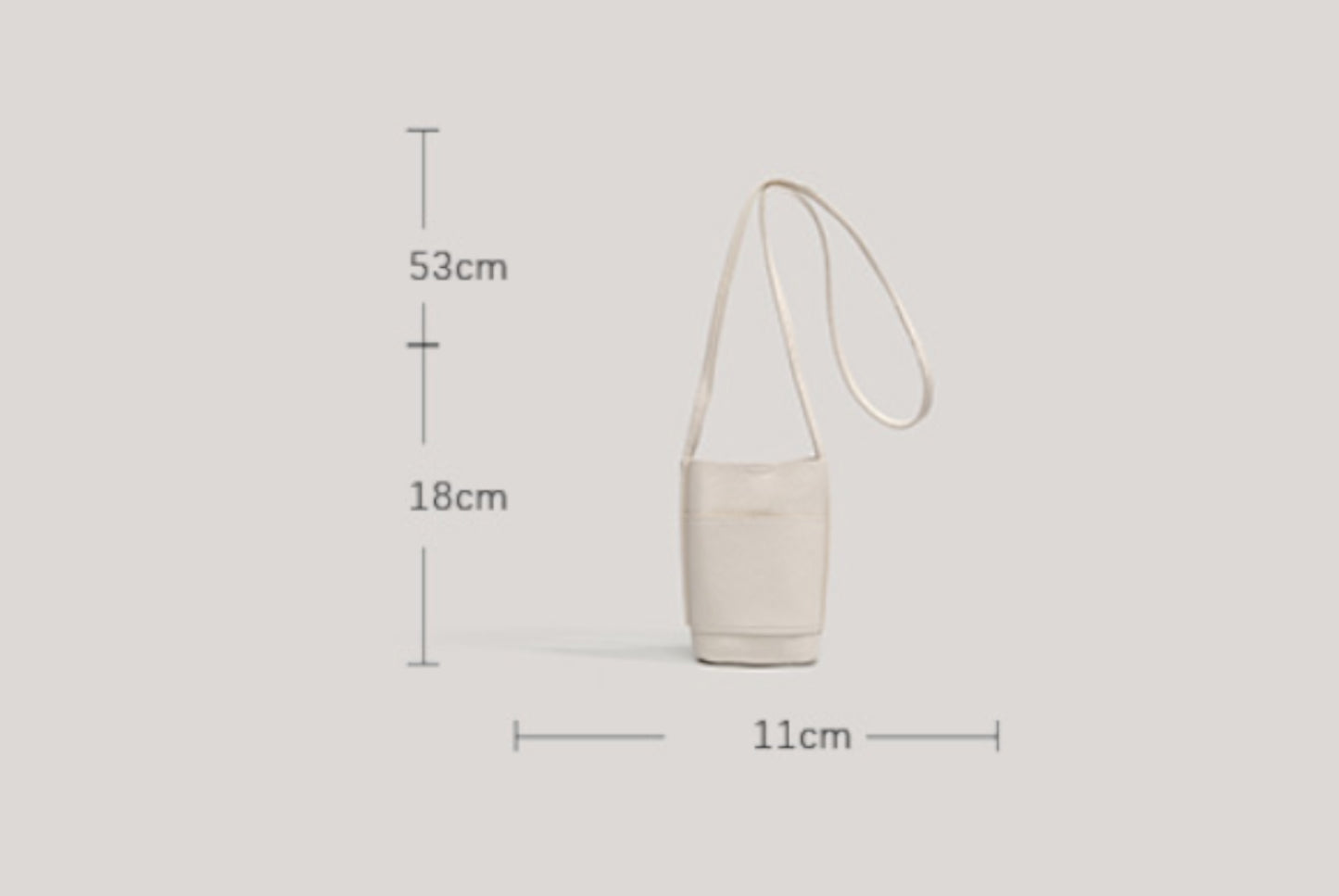 Lightweight and Stylish Crossbody Bucket Bag