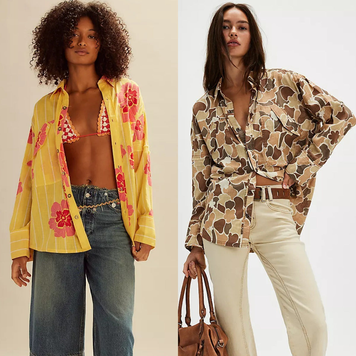 Long-Sleeve Printed Shirt