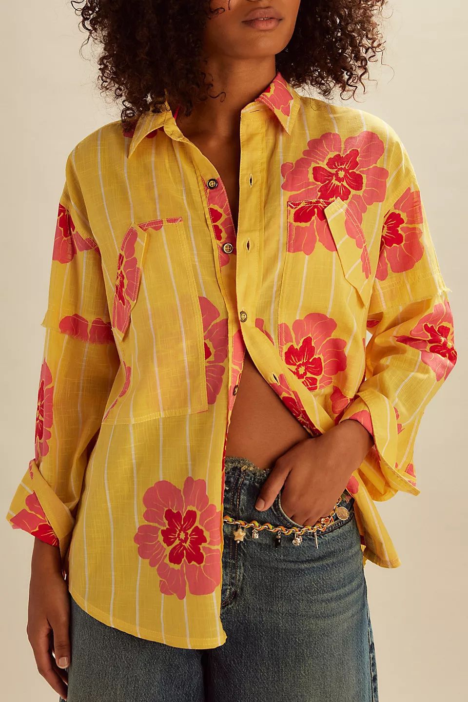 Long-Sleeve Printed Shirt