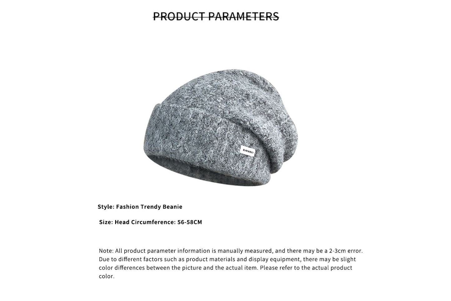 Warm Knitted Beanie with Ear flaps