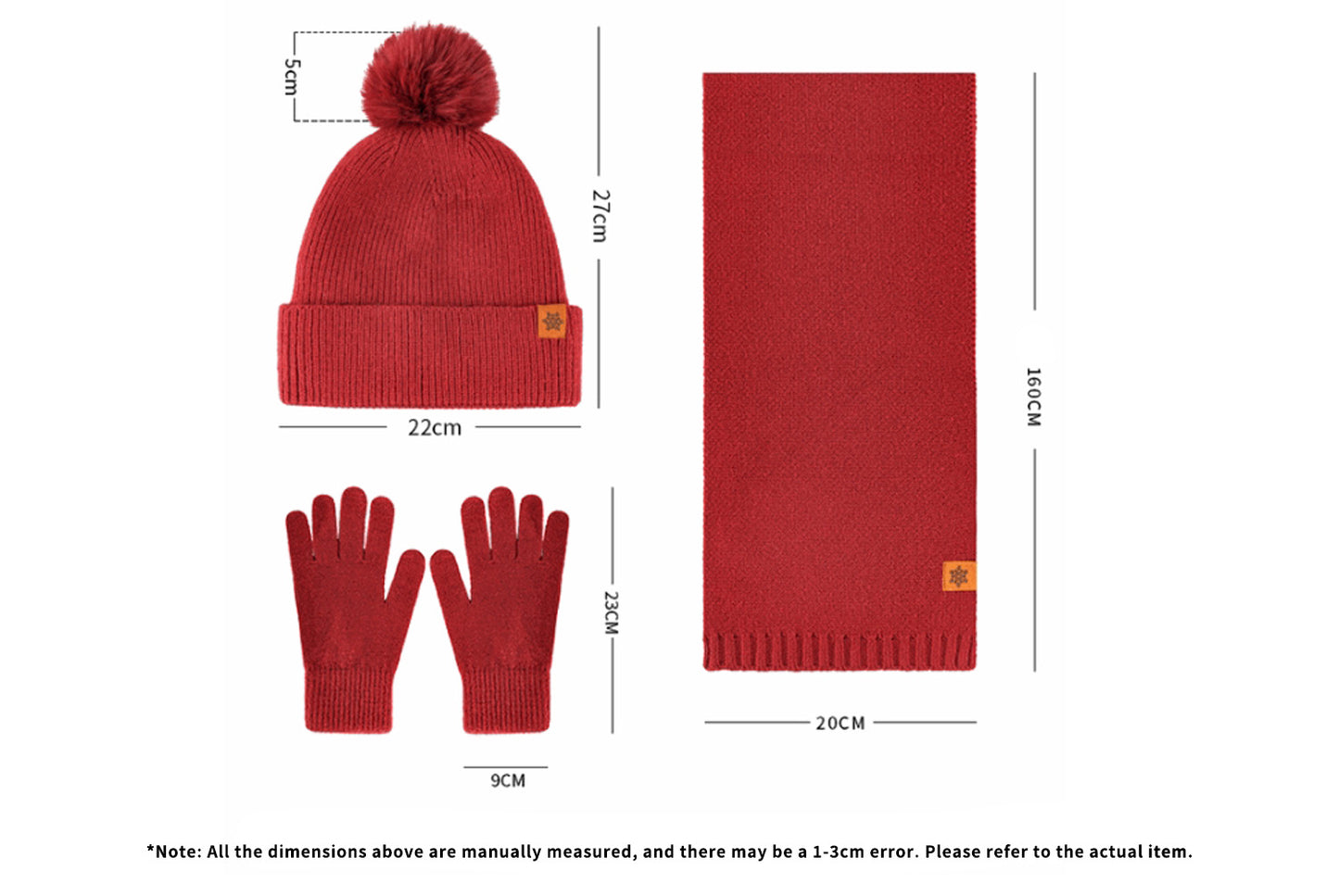 Women's Winter Warm Three-Piece Set