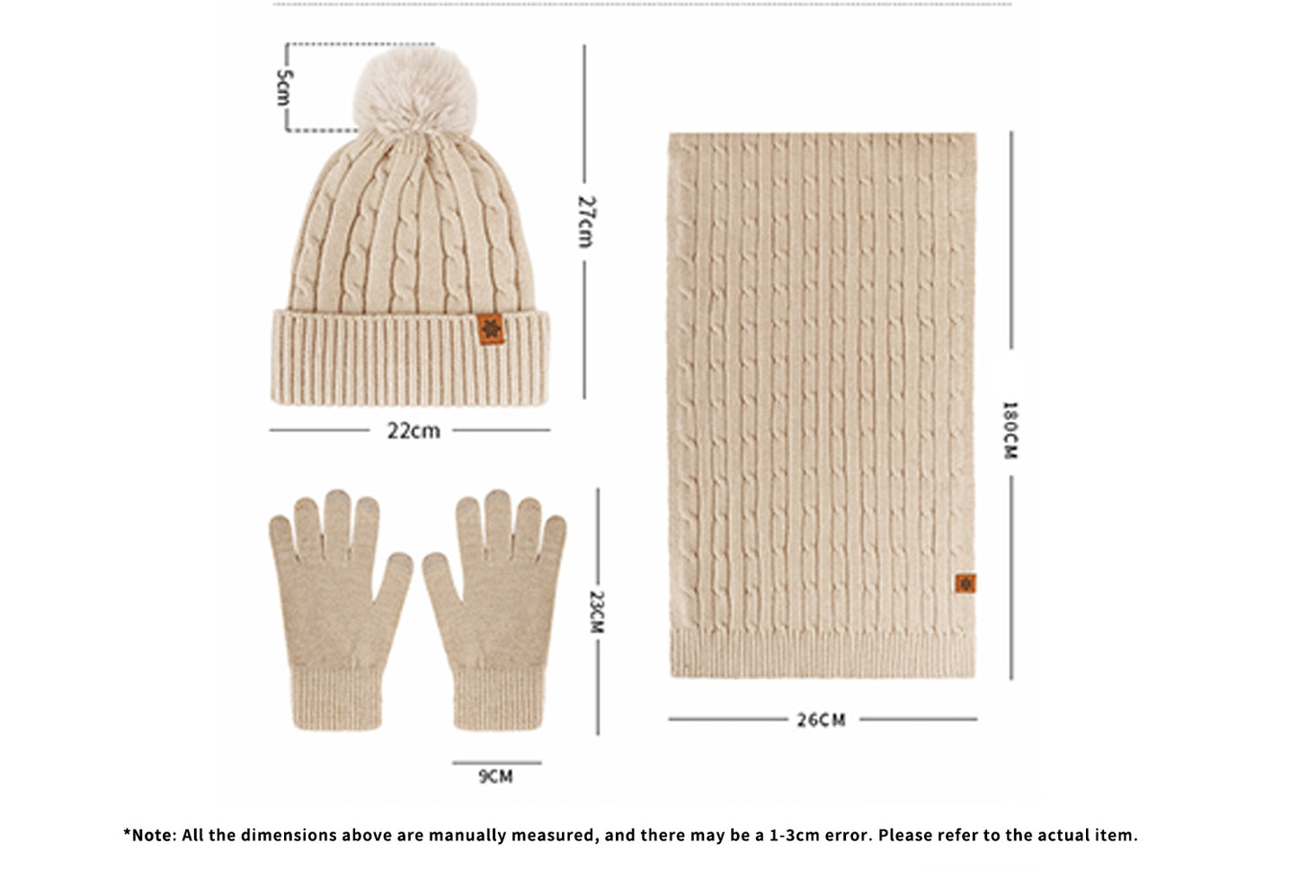 Winter Warm Three-Piece Set