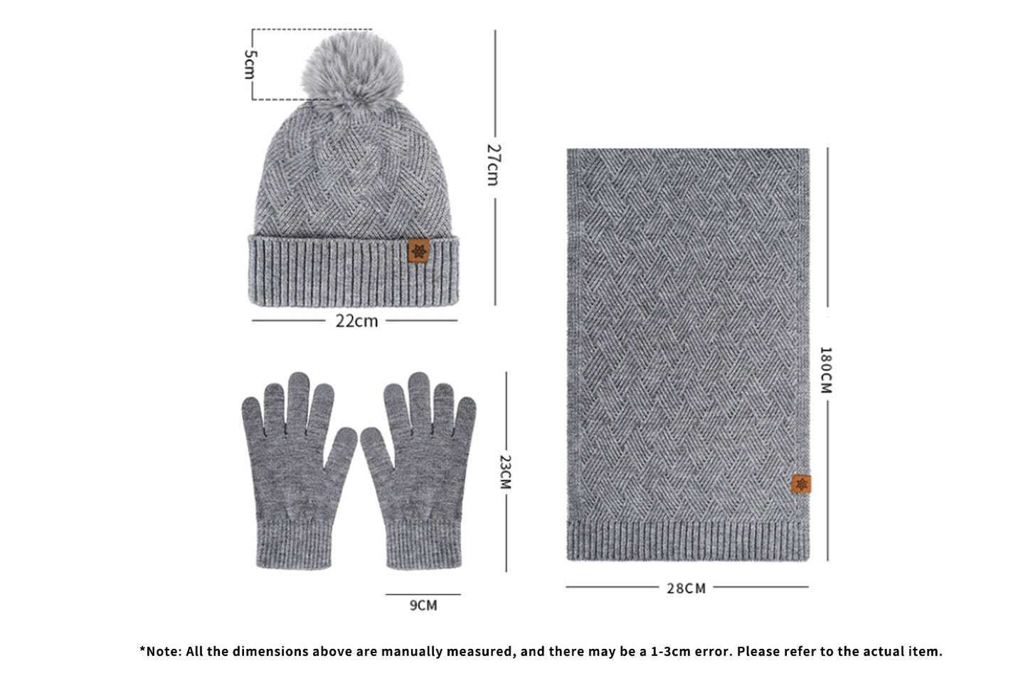 Autumn/Winter Warm Three-Piece Set | Women's