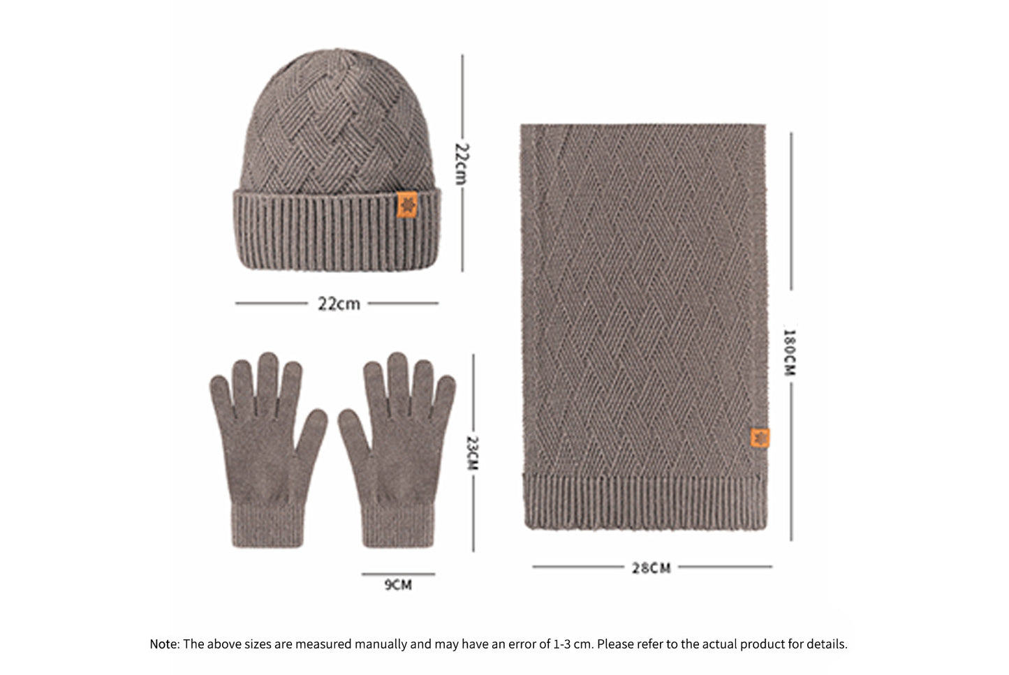 Men's Winter Warm Three-Piece Set