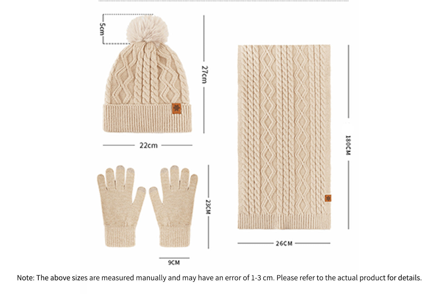 Women's Winter Warm Three-Piece Set