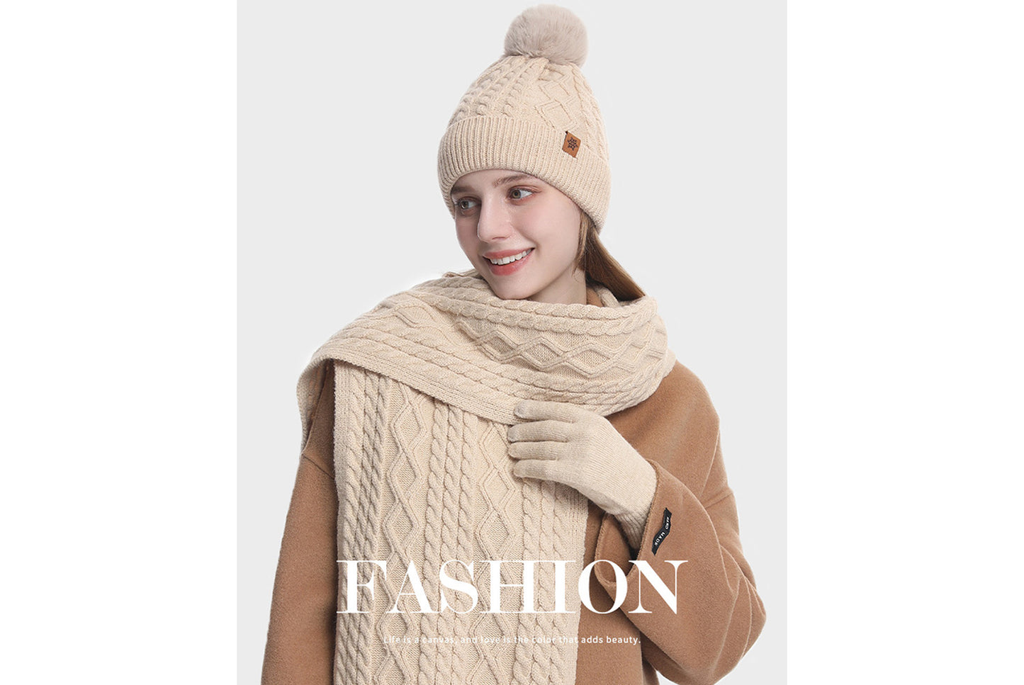Women's Winter Warm Three-Piece Set