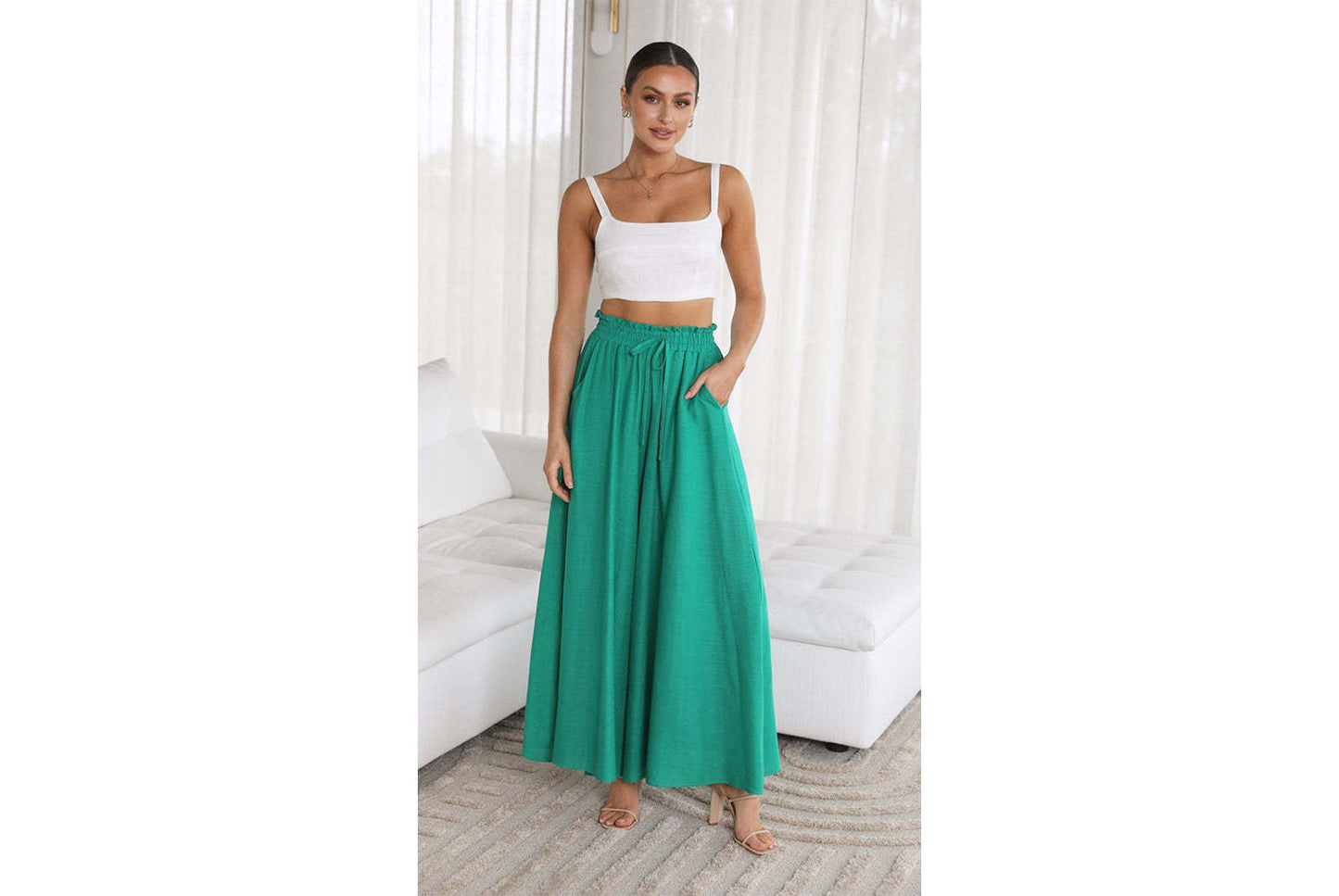 **Casual Wide-Leg Stylish Trousers**