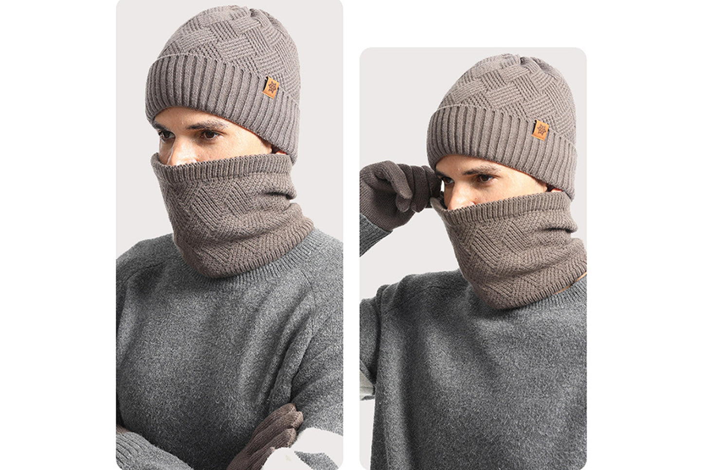 Men's Winter Three-Piece Warm Set