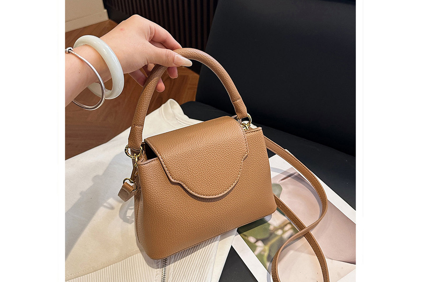 Lychee Texture Crossbody/Handbag
