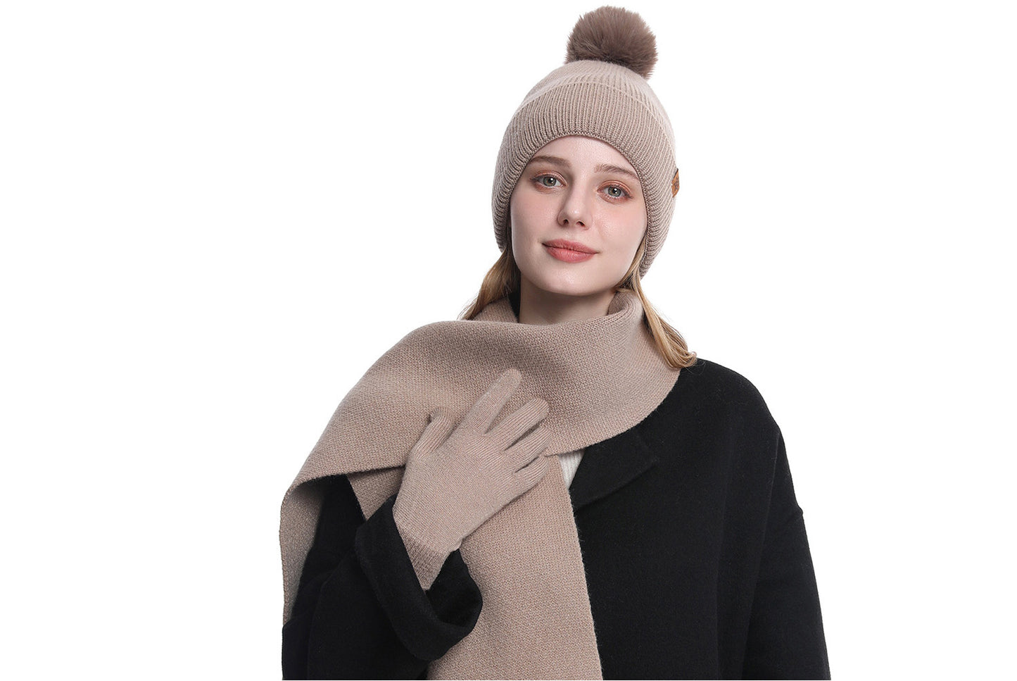 Women's Winter Warm Three-Piece Set