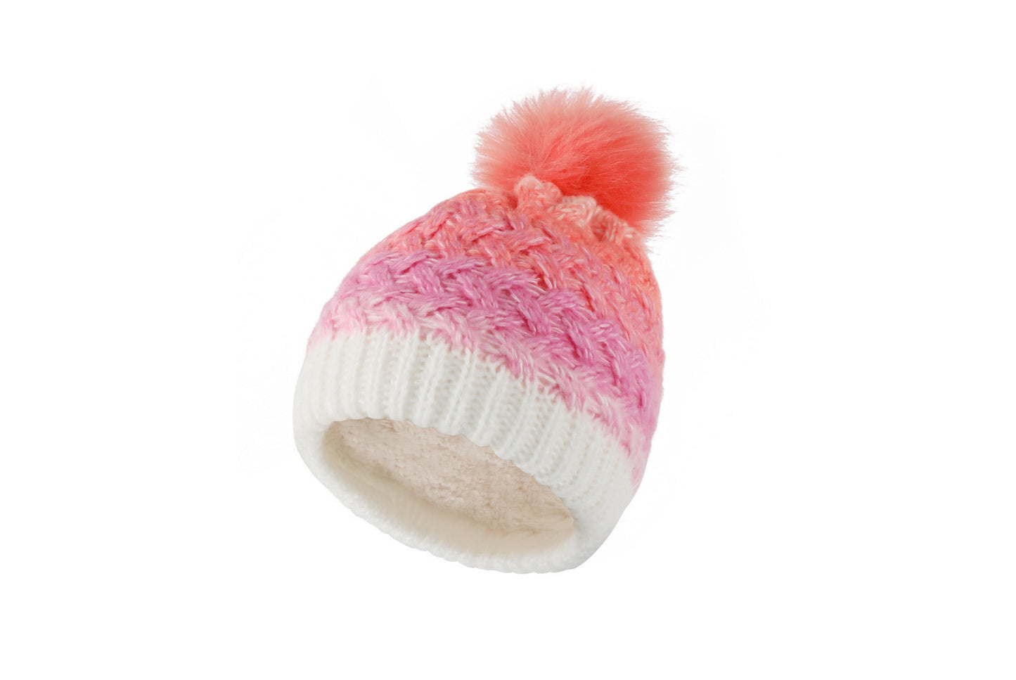 Children's Winter Rainbow Knitted Hat