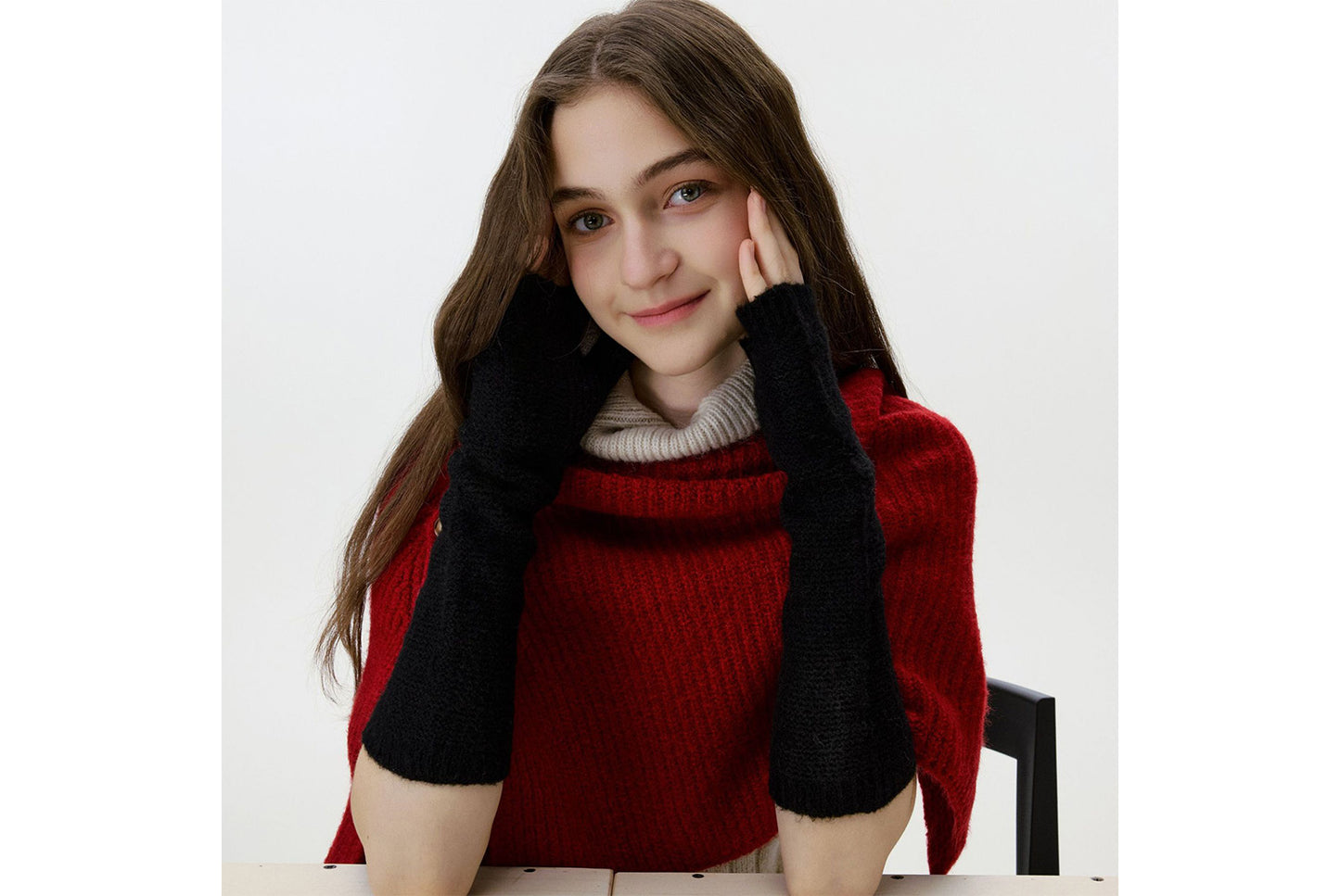 Knitted Button-Down Shawl