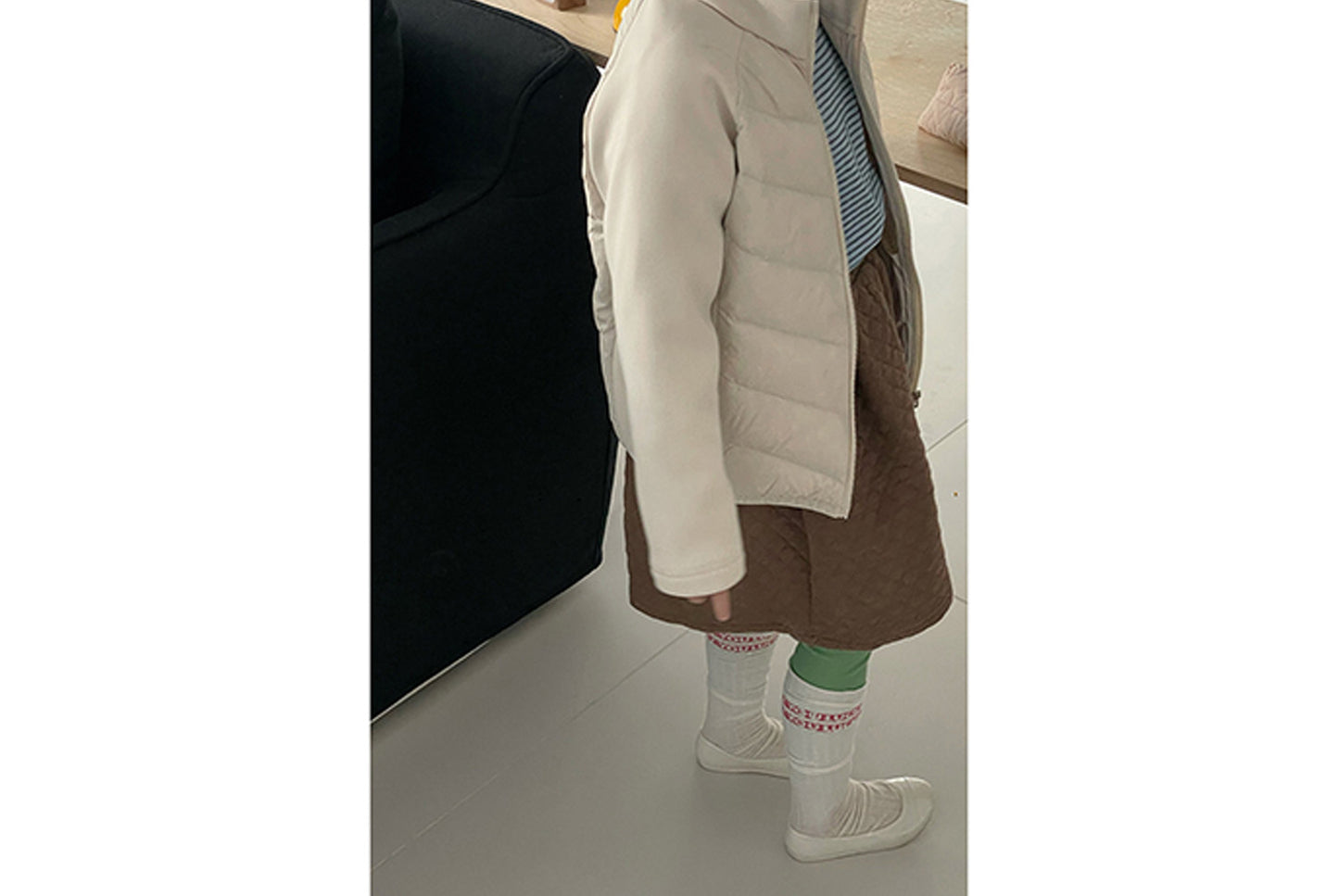 Children's White Duck Down Jacket