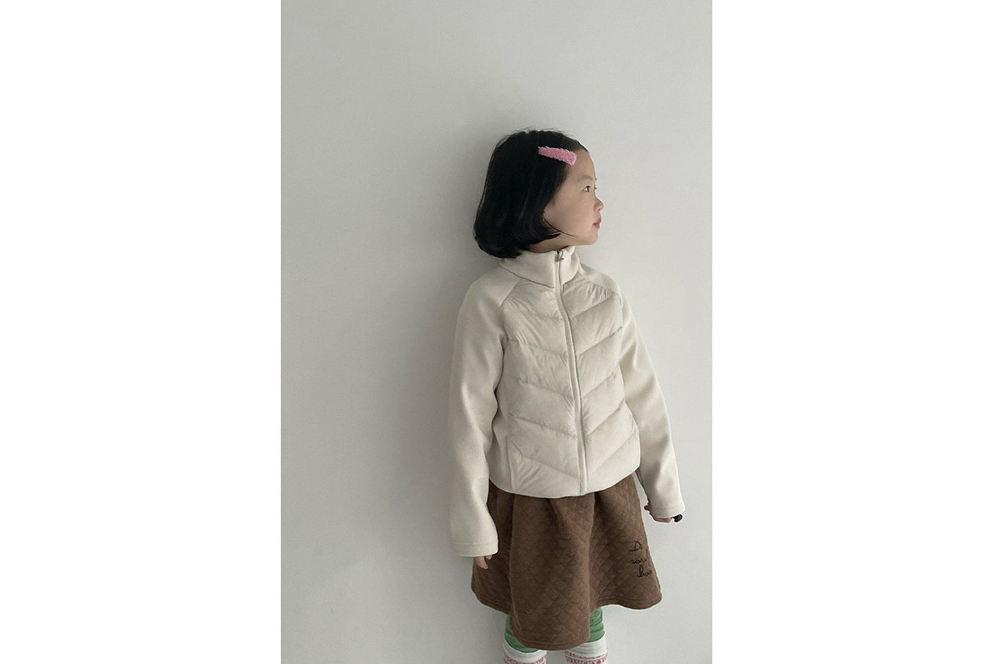 Children's White Duck Down Jacket