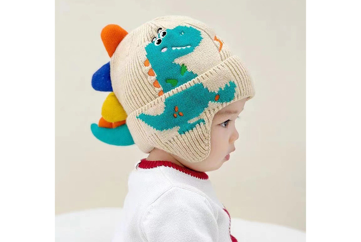 Autumn/Winter Children's Dinosaur Knitted Hat
