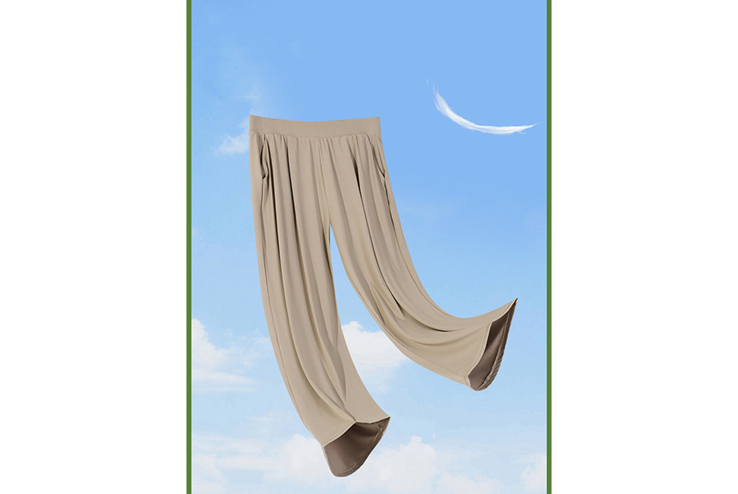 Ice Silk Casual Wide-Leg Pants
