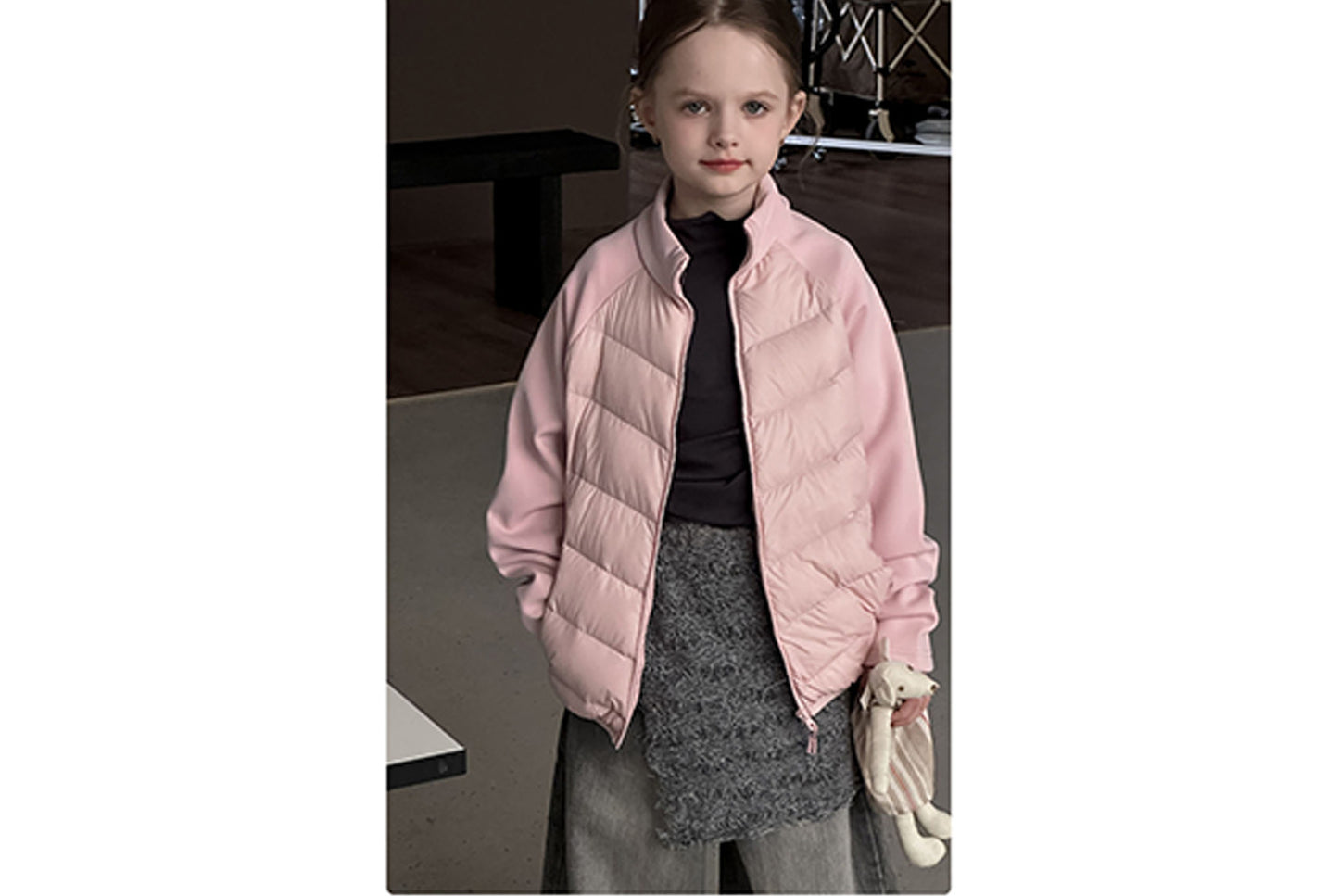 Children's White Duck Down Jacket