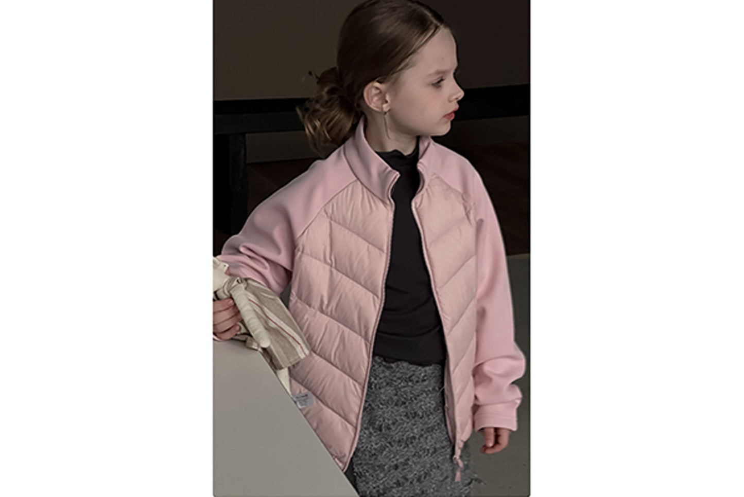 Children's White Duck Down Jacket