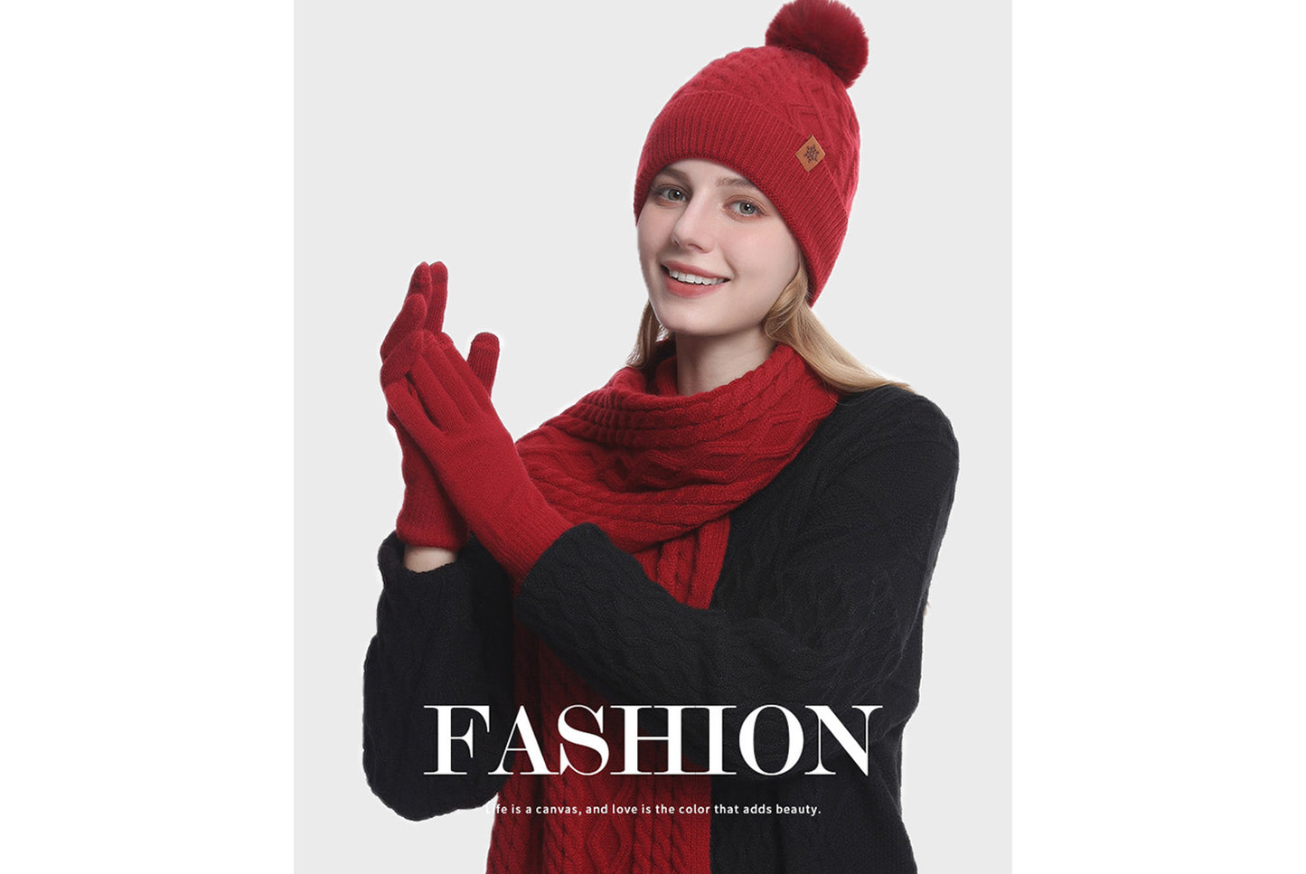 Women's Winter Warm Three-Piece Set