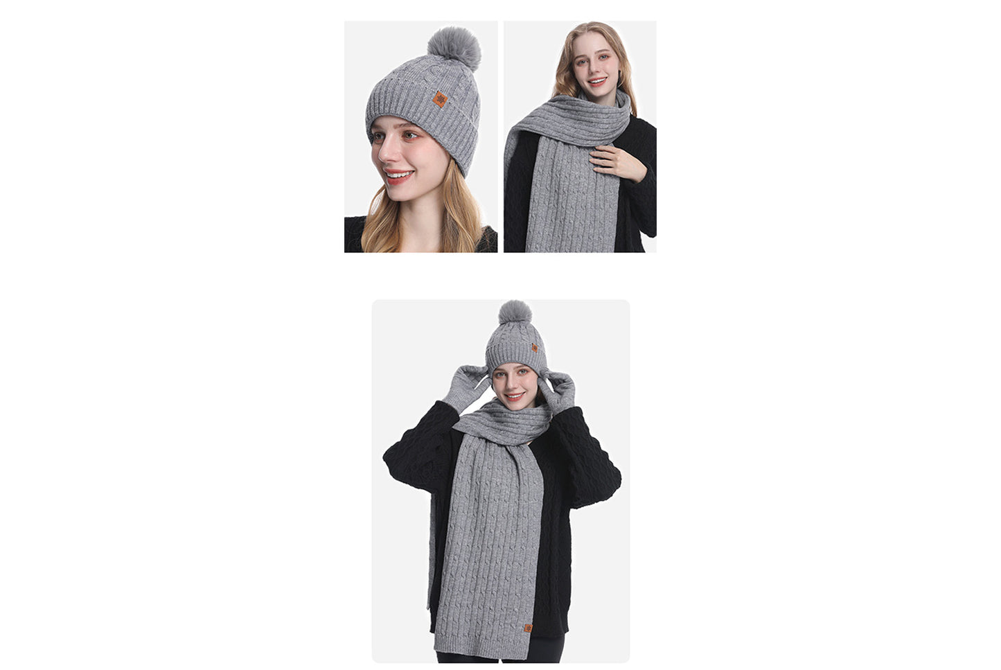 Winter Warm Three-Piece Set