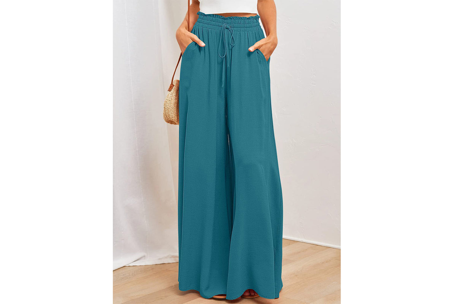 **Casual Wide-Leg Stylish Trousers**