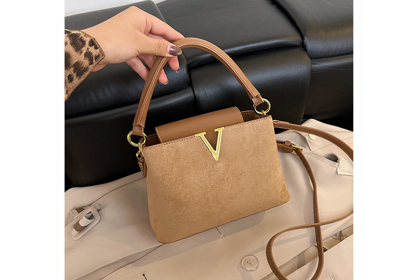 Lychee Texture Crossbody/Handbag