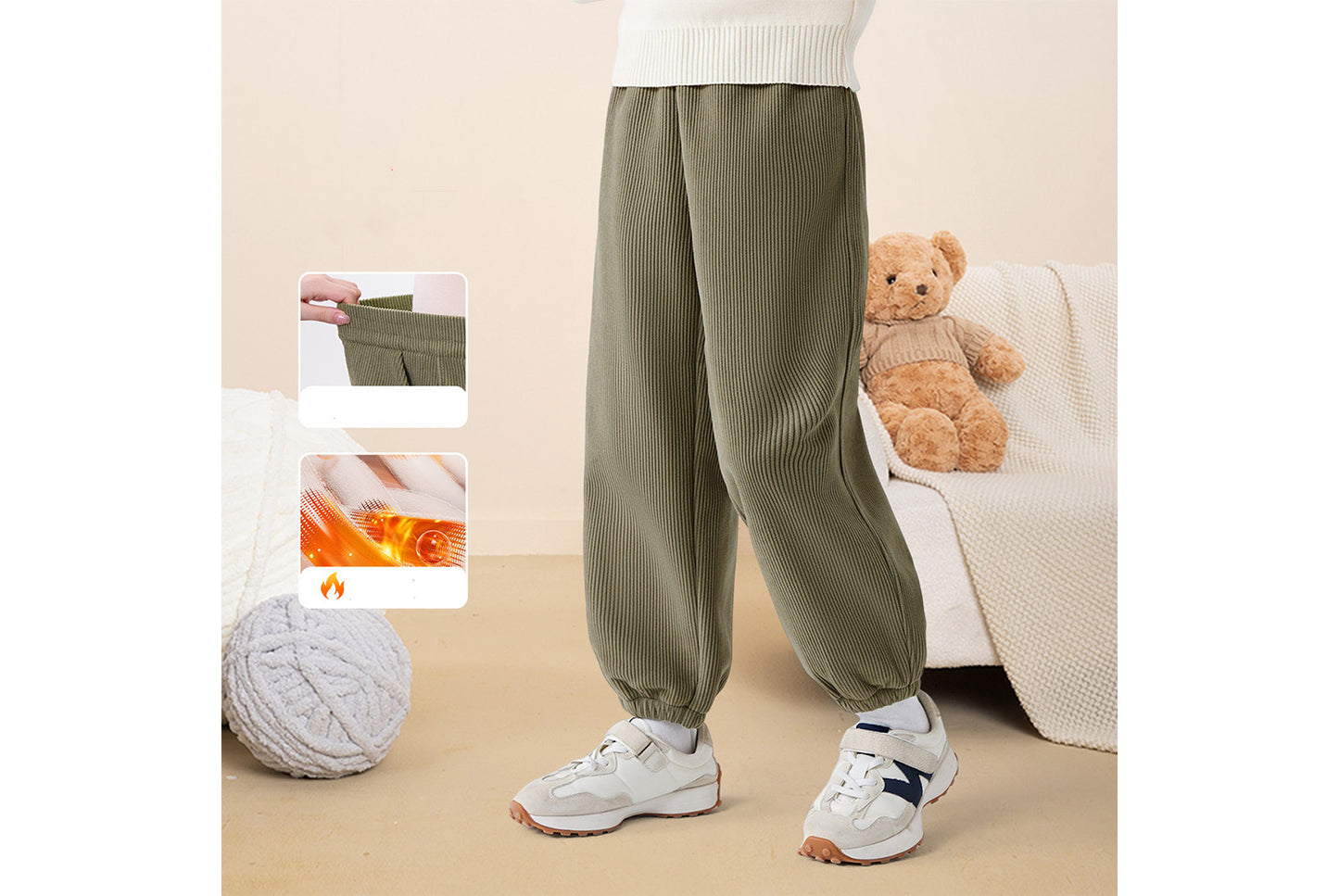 Winter Children's Corduroy Pants