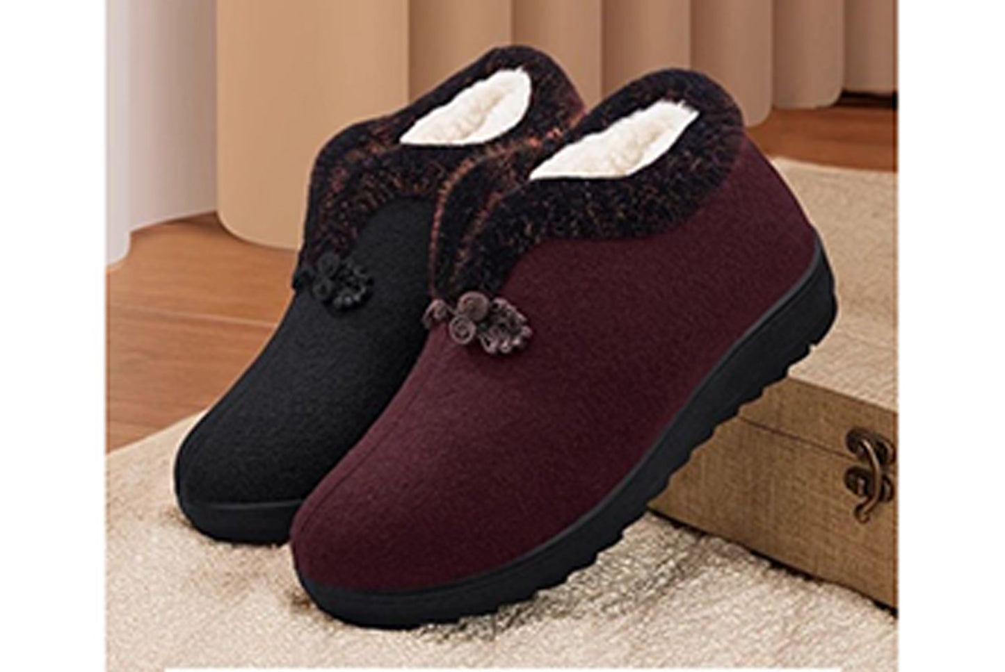 Anti-slip and Warm Genuine Wool Boots