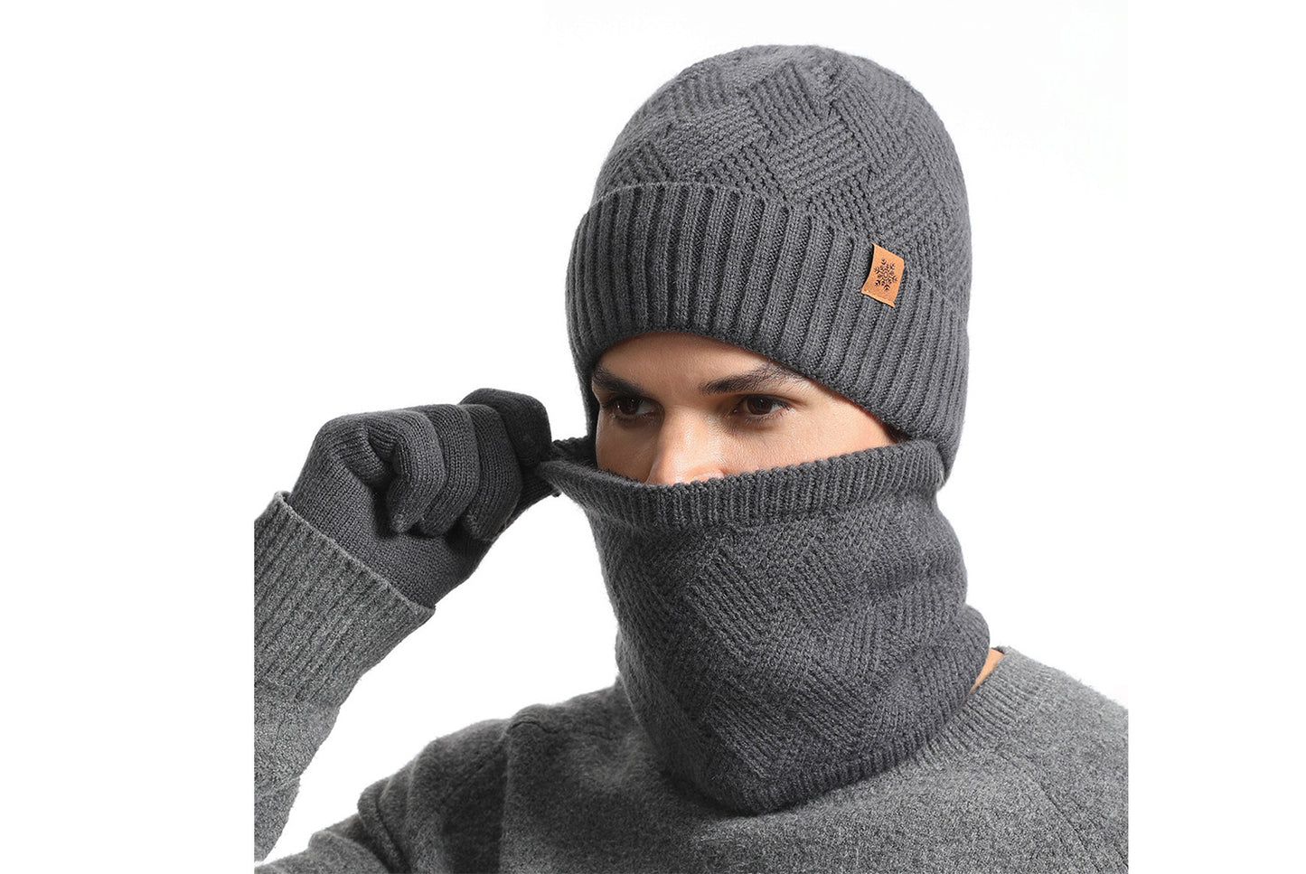 Men's Winter Three-Piece Warm Set