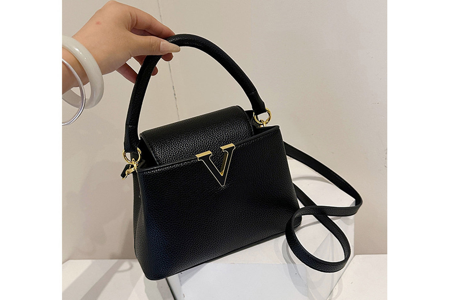 Lychee Texture Crossbody/Handbag