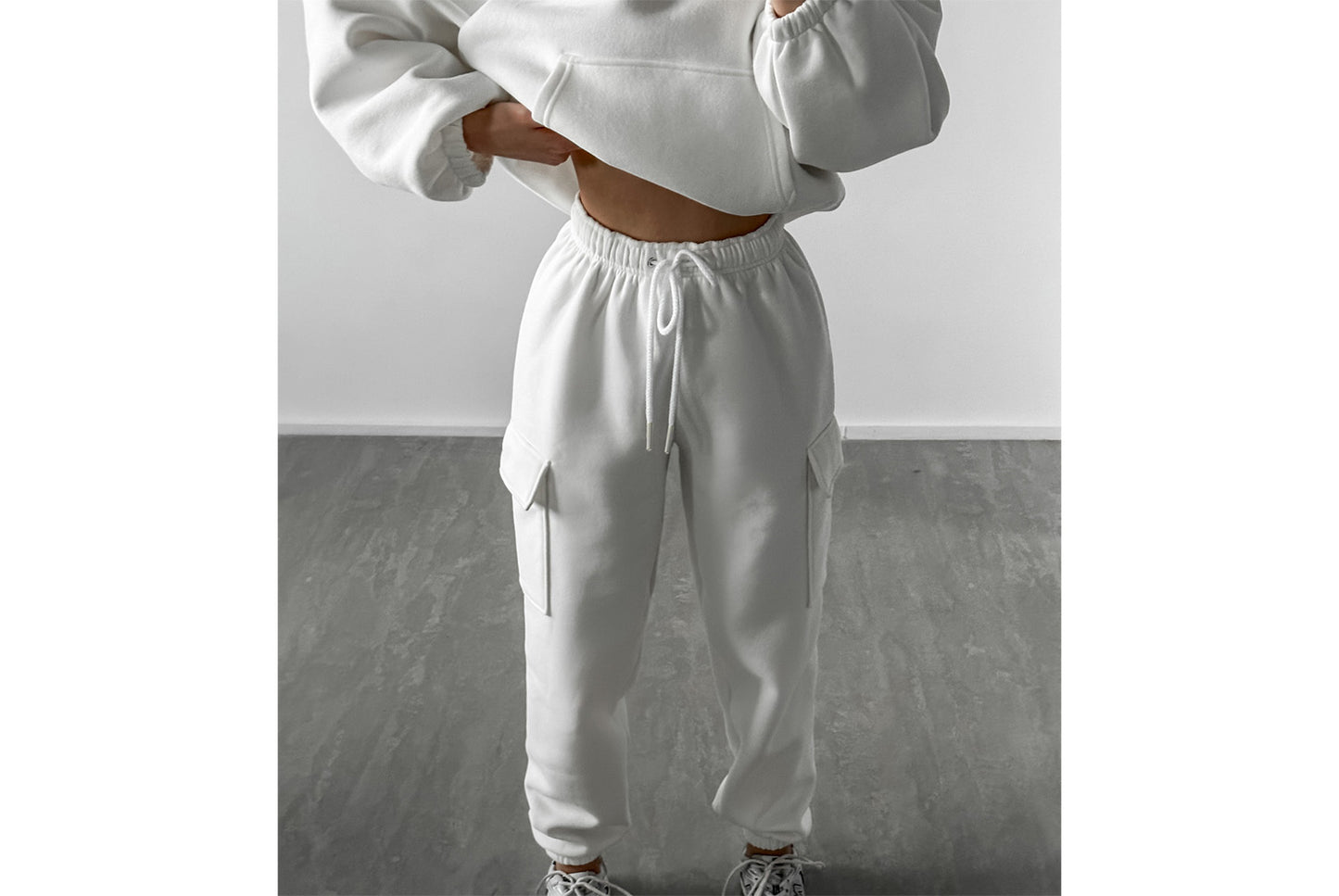 Women's New Fashionable Sporty Casual Hoodie Set