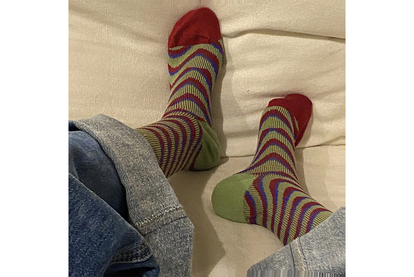 Houndstooth Floral Mid-Calf Socks (3-Pair)